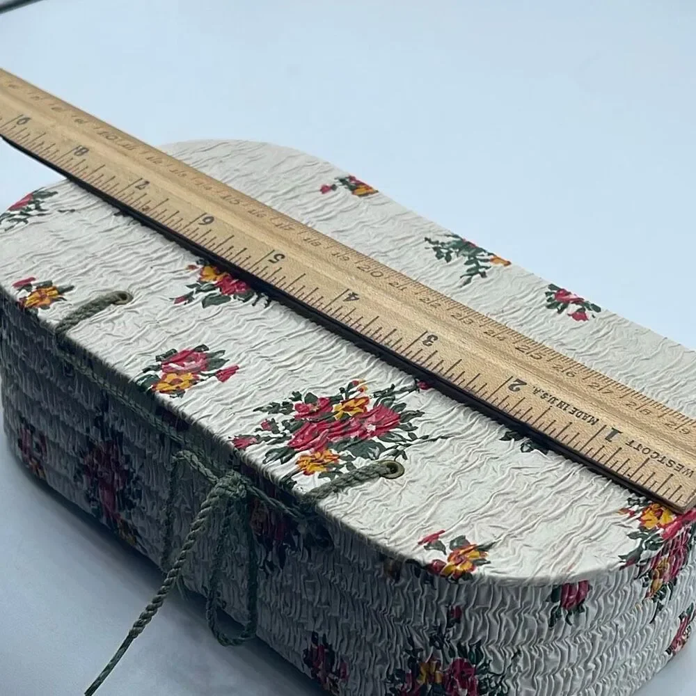 Claussner MCM vintage vanity hosiery jewelry Gift Box, 1950